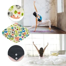 New Women Panty Liner Napkin Cloth Reusable Sanitary Hygiene Heavy Period Washable Charcoal Flow Bamboo Soft Towel Mestrual Pads