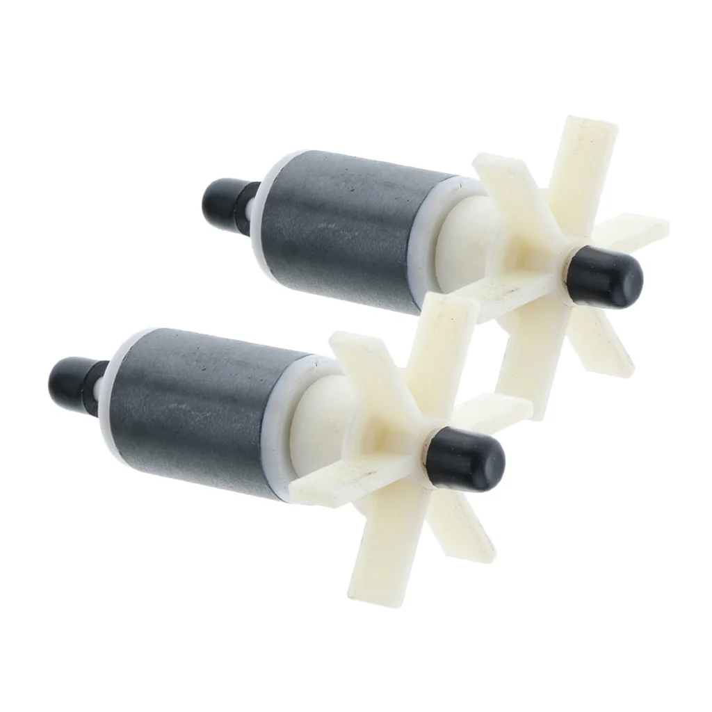 2 Pcs Professional Replacement Rotor Aquarium Canister Filter Spare Rotor Impeller For Aqua Pump