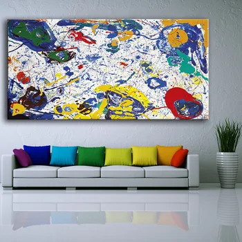 

DDHH ARTISAN Modern wall ABSTRACT art Meteorite oil painting Prints Painting on canvas No frame Pictures Decor For Living Room