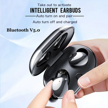 

TWS Bluetooth 5.0 Earphones Charging Box Wireless Headphone 9D Stereo Sports Waterproof ipx7 Earbuds Headsets With Microphone