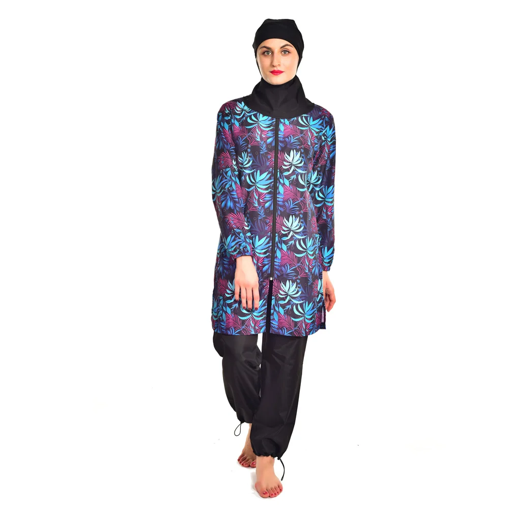 Traje De Baño Musulmán Burkini Para Mujer, Bañador... - Grandado
