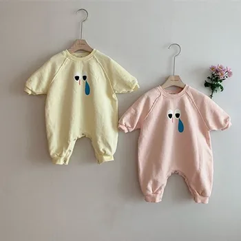 

Autumn Baby Romper Big eyes Cotton Print Baby Girls Jumpsuits Long Sleeve Infant Baby Boys Jumpsuit Playsuit Casual Clothes