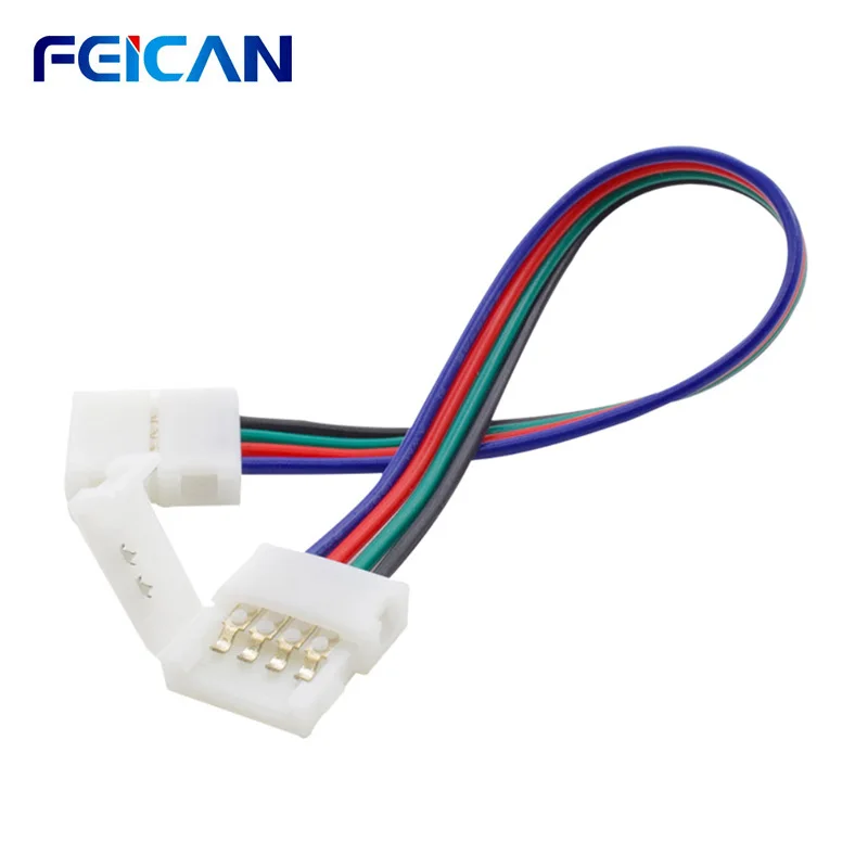 4 контактный RGB светодиодный светильник соединительный кабель 10 шт. в упаковке s