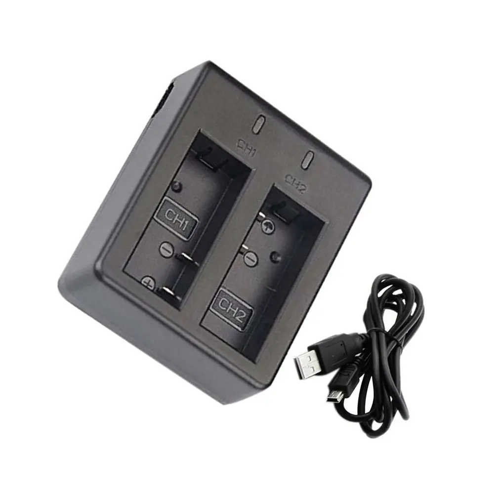 Usb Dual Charger + 2 Pcs Rechargeable Li-Ion Camera Battery For Eken H9 H9 Pro Sport Action Camera Fashion