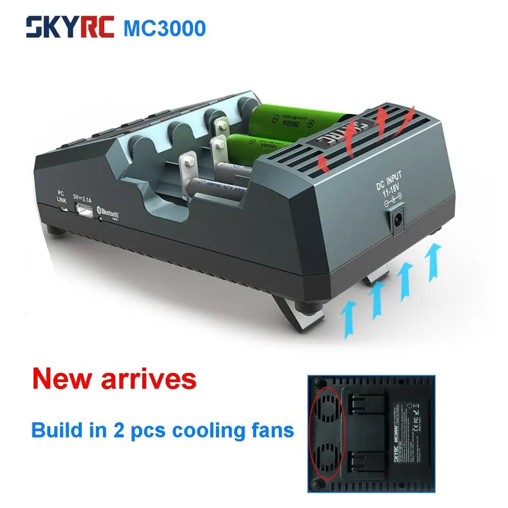Универсальное балансирующее зарядное устройство SKYRC MC3000 с анализатором заряда