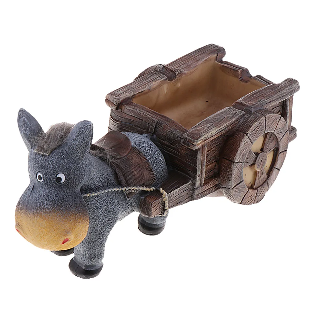 Donkey Shaped Cigarette Cigar Ashtray Tabletop Ash Tray Small Items Container Holder Resin