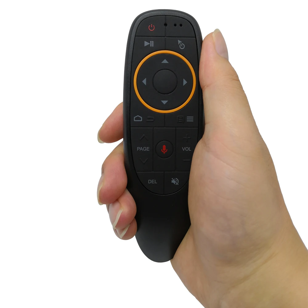 

HUACP G10 2.4G Remote Control Wireless Voice Air Mouse Gyroscope Microphone IR Learning for Android tv box H96 Max X96 mini
