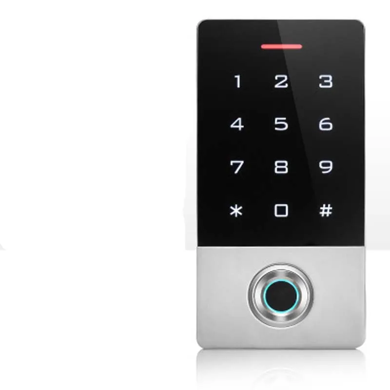 Metal waterproof access control fingerprint touch-sensitive password access control machine