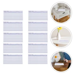 Feuilles de Budget créatives 18 pièces, feuilles de Budget utiles pour usage personnel 
