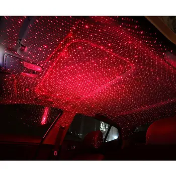 

Car Atmosphere Light USB LED Laser Remote Star Sky Light Automobile Interior Decoration Roof Ceiling Lighs