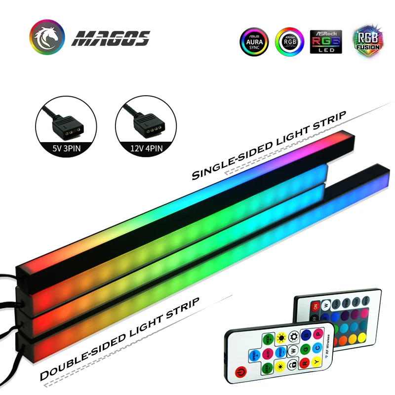 Symphony PC RGB Lighting Strip  Chassis Magnetic D-RGB Strip 40CM Pollution Atmosphere 5V ASUS AURA SYNC