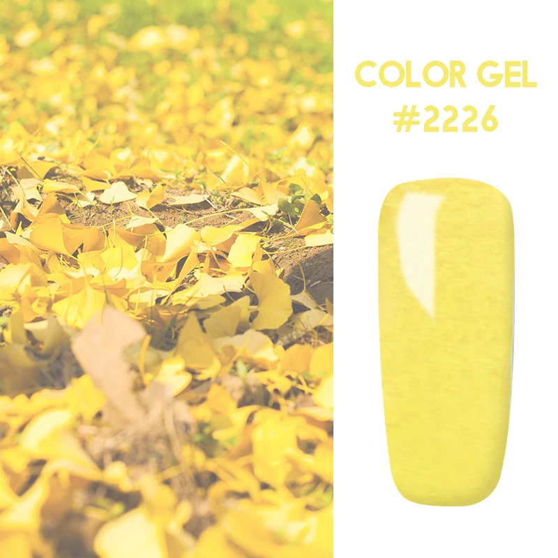 2226-1 Lakimu Newest Colorful Gel Polish Nail Art Semi Permanent Enamel UV LED Gel Varnish Soak Off Nail Polish Manicure Set - Цвет: 2226-1