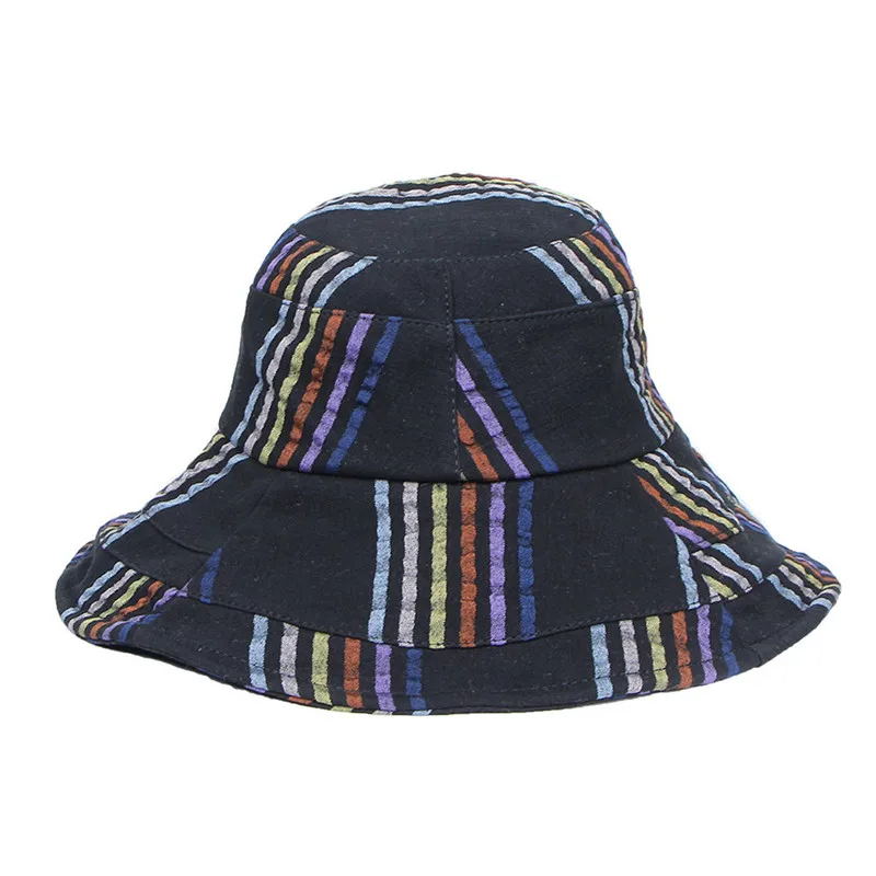 Женская Весенняя и летняя шляпа складная с широкими полями Гибкая шляпа от солнца Рыбацкая шляпа