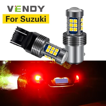 

1pcs For Suzuki Swift Vitara SX4 Kizashi Wagon Jimny Grand Vitara Samurai Car LED Brake Light Parking Lamp Bulb 7443 BAY15D W21W