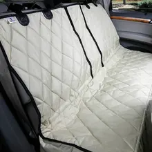 Водонепроницаемый чехол для сиденья для домашних животных, бежевый коврик на молнии для путешествий, гамак, собака, два протектор подушки сиденья, популярное ветрозащитное сиденье для автомобиля