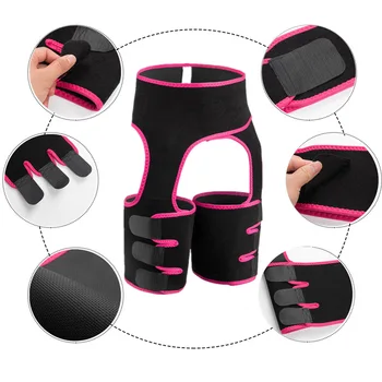 

3 in 1 High Waist Slim Thigh Trimmer Legs Shaper Neoprene Tummy Control Butt Lifter Waist Legs Trainer Belt Ecowalson