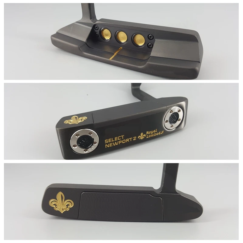 

Select Newport 2 Royal Limited Golf Putter Black Color Golf Clubs Super Rat Putter not dirver fairway hybrid irons wedge