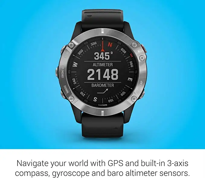 Gps Смарт-часы Мужские Garmin Fenix 6, с регулировкой тепла и высоты V02 Max, импульсные датчики Ox и тренировка нагрузки фокус Смарт-часы