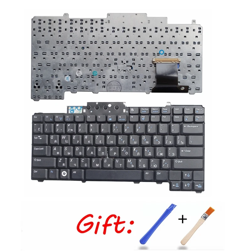 

RU Black New laptop keyboard For DELL D620 D630 D631 D820 M65 D830 PP18L Without pointing Russian