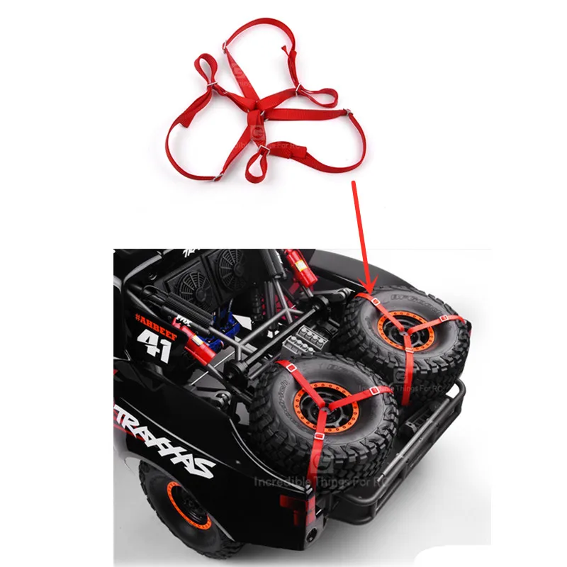 

GRC 1/10 GRC Spare Tire Strap Tire Rope For UDR RR10 90050 LOSI Baja Rey