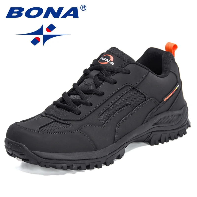 BONA-Sapatos de caminhada respiráveis antiderrapantes resistentes ao desgaste para homens, sapatos de corrida ao ar livre, novos designers, sapatos de caminhada de alta qualidade BONA-Sapatos de caminhada respiráveis antiderrapantes resistentes ao desgaste para homens, sapatos de corrida ao ar livre, novos designers, sapatos de caminhada de alta qualidade