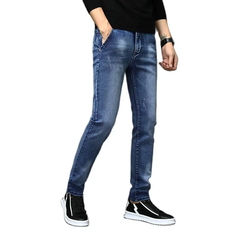 Remaja Mens Jeans Biru Kecil Ukuran 27 