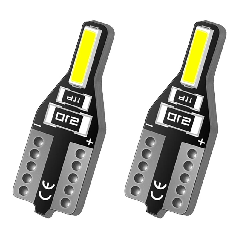 2pcs T10 Led Bulb W5w 168 194 Car Interior Dome Reading Light For