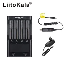 HK liitokala lii-100 B 18650 Батарея Зарядное устройство для 26650 16340 CR123 lifepo4 1.2 В Ni-MH Ni-Cd Rechareable Батарея(№ 5 В выход