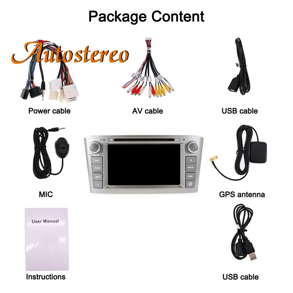 Android 9 автомобильный dvd-плеер gps навигация для Toyota Avensis 2002-2008 T250 радио мультимедиа головное устройство магнитофон ips