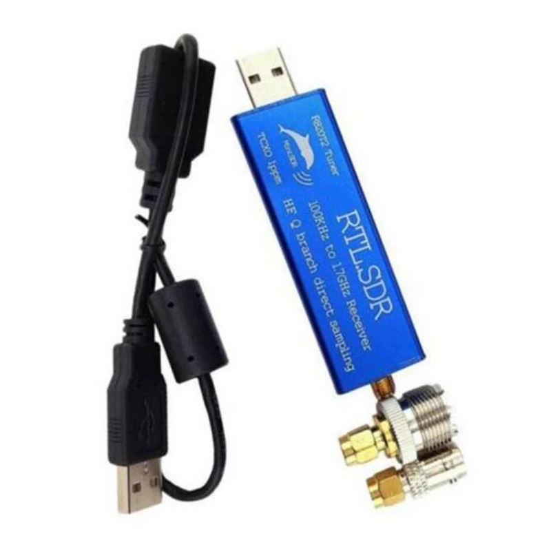 Rtl2832U+ R820T2 0,1 МГц-1,7 ГГц Tcxo Adsb Uhf Vhf Fm Rtl. Sdr Usb тюнер приемник