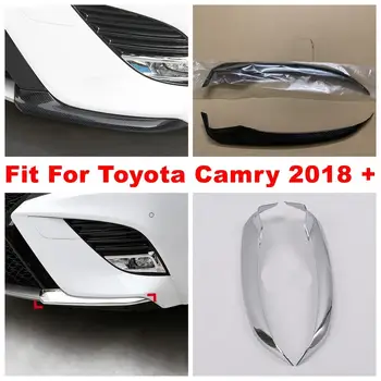 

Front Bumper Anti-rub Rubbing Edge Guard Scratch Lower Protection Corner Panel Cover Trim For Toyota Camry XV70 2018 2019 2020