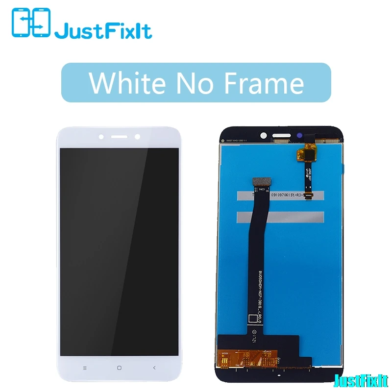 White No Frame Для Xiaomi Redmi 4X ЖК-экран сенсорный дигитайзер с рамкой ЖК-дисплей для Xiaomi Redmi 4X10 сенсорные запасные части - Цвет: White No Frame