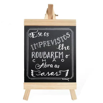 

Magnetic Blackboard Preschool Multifunctional Home Decor Wood Portable Small Blackboard Bar WordPad Restaurant Desktop Children