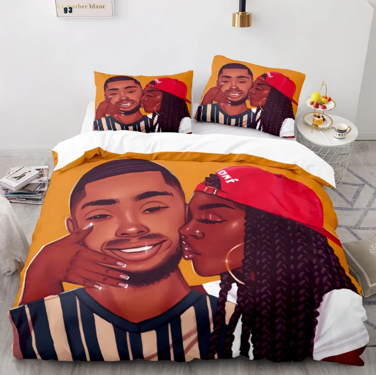StarBlue-HGS African Beauty Bedding Set Quilt Cover/Duvet Cover Queen King Home Textile Comforter | Дом и сад