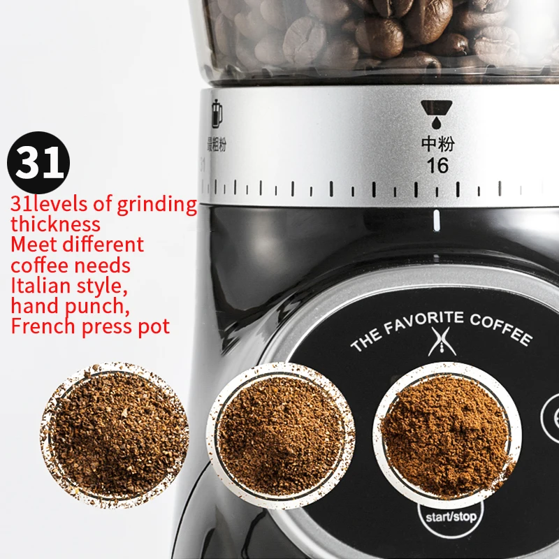 US $135.27 Coffee Grinder Electric Multifunctional for Home Coffee Grinder Stainless Steel Bean Spice Maker Grinding Machine