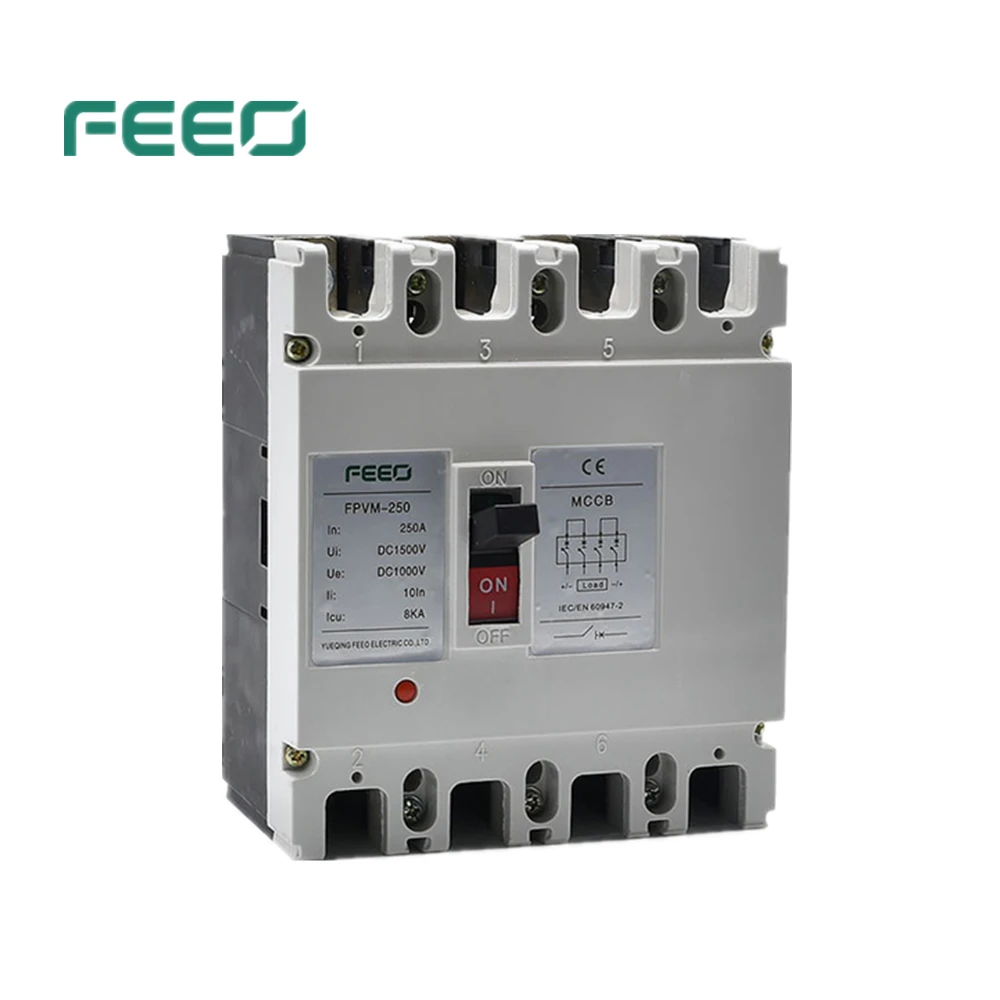 FEEO Solar Power MCCB литой чехол 4P 630A 1000V DC Автоматический выключатель|Автоматические