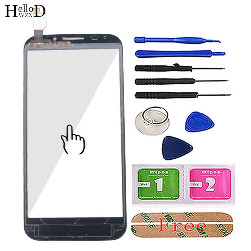 Мобильный сенсорный экран дигитайзер для Alcatel One touch S7 7045 OT7045 7045Y сенсорная панель стекло на сенсорный экран инструменты салфетки