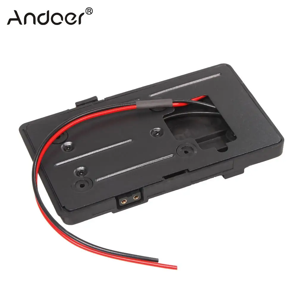 Камера andoer Аккумулятор Задняя панель адаптер для sony V shoe Mount Lock Батарея Внешняя