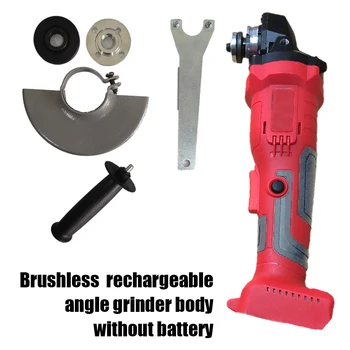 

100mm 18V Brushless Wireless Impact Angle Grinder Head Tools Kit Without Battery Brand New And High Quality