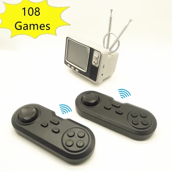 

Retro Mini TV Console Handheld Game Console Video Games for NES Games with 2 Wireless Controllers 108 Different Games AV Out