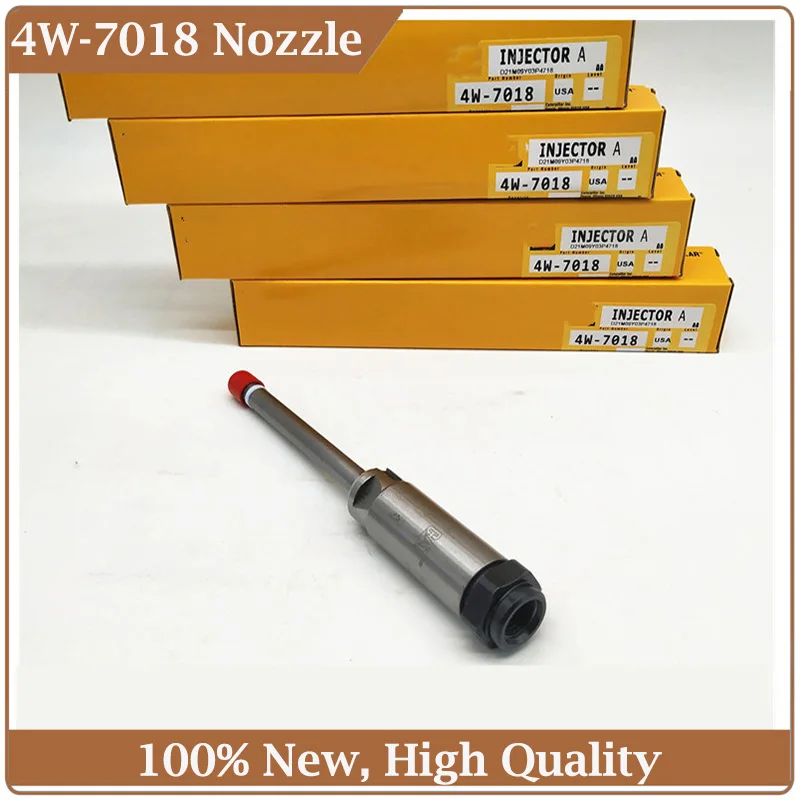 

Diesel Fuel Pencil Injector 4W7018 Nozzle 4W-7018 for Caterpillar 3406 3406B 3408 Engine Parts With Original CAT Package