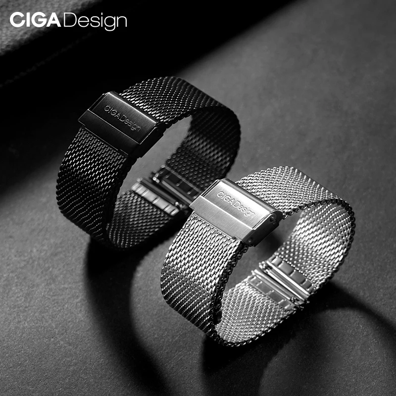 Pulseira de Relógio Pulseira de Aço Acessórios para Ciga Youpin Ciga Design Inoxidável Automática Hollowing Relógio Mecânico z Minha Série - Image 5