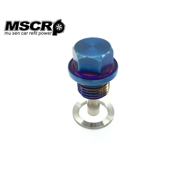 Магнитная дренажная масляная пробка M12 * 1 25 из титанового сплава для Toyota и Nissan|plug