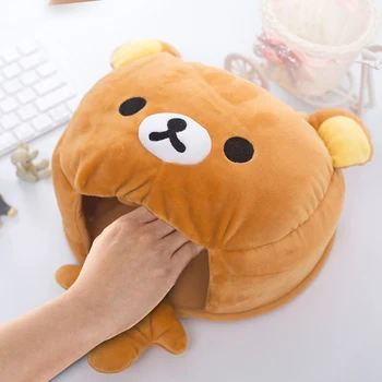 

Winter Warm Heated Mouse Pad Home Office Thick Cartoon Plush Animal Shape USB Hand Warmer Mouse Mat