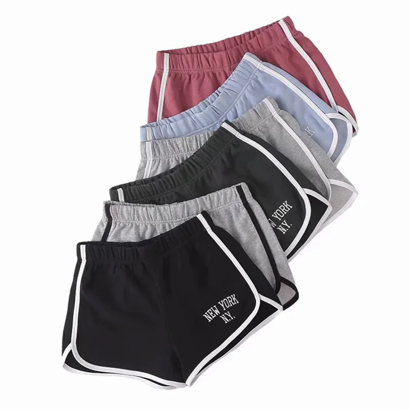 Women's Embroidered Letter Stretch Shorts, Girl Sport Shorts, Brandy Sweatpants, Summer Sweat Pants, Fashion