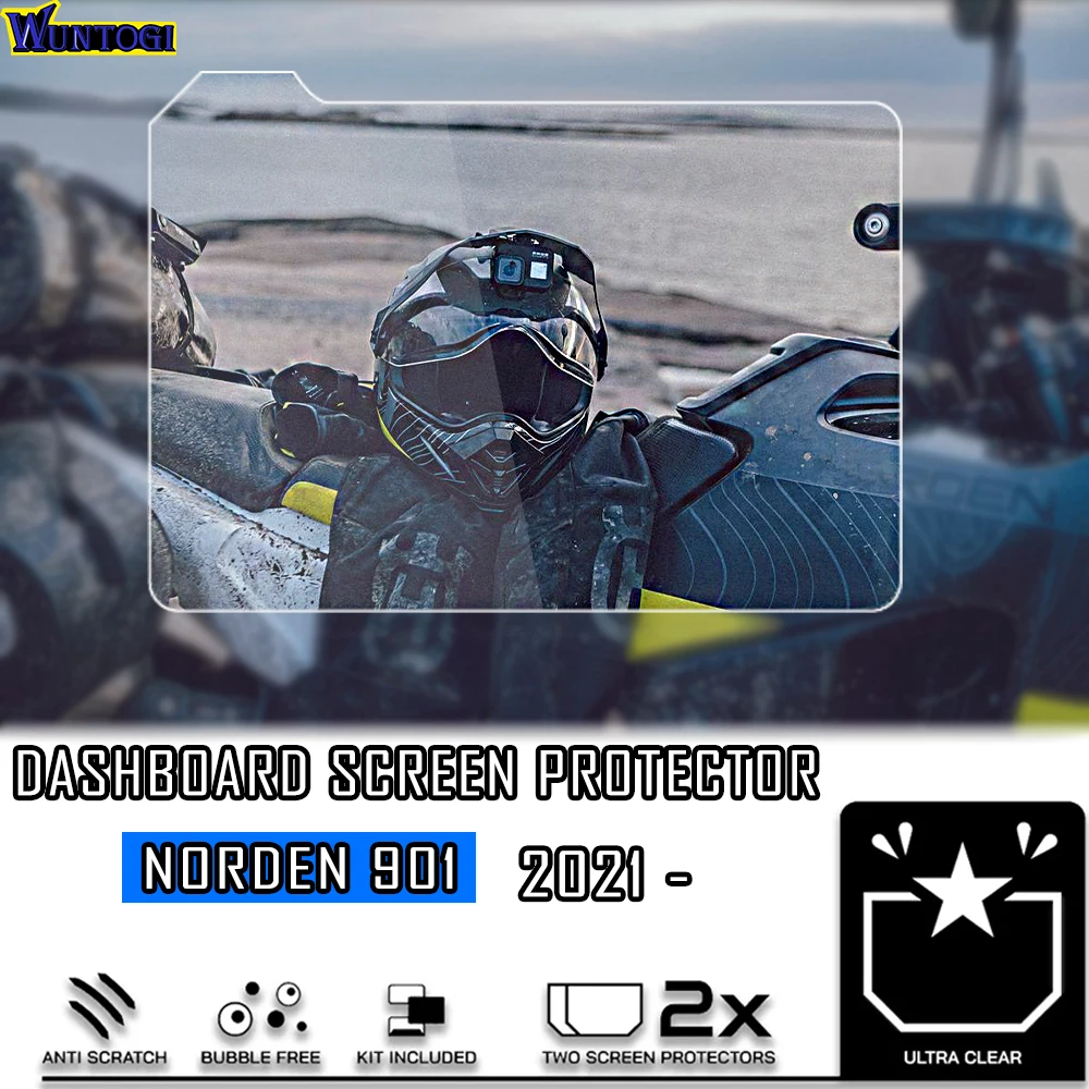 

Motorcycle Dashboard Screen Protector for Husqvama Norden 901 2022 Ultra-clear Anti-glare Scratch Cluster Screen Protection Film