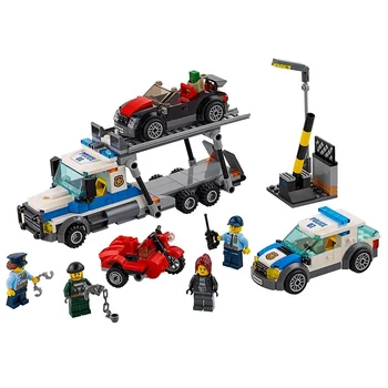 

Auto Transport Heist City Police 60143 Building Blocks Bricks Model toys for Childrens kid gift 427Pcs
