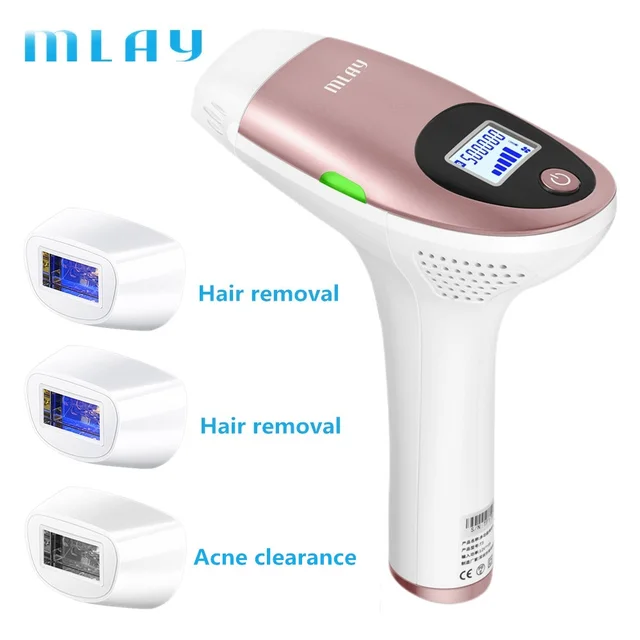 MLAY T3 Laser Hair Removal Epilator Malay Depilator Machine Full Body Hair Removal Device Painless Personal Care Appliance device 2 HR 1AC lamp