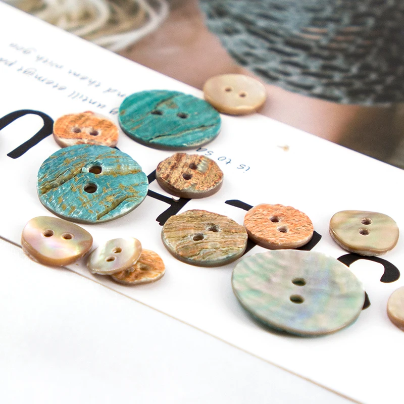 

2-holes abalone natural shell button 50pcs wholesale sewing shirt buttons for DIY, cloths,craft