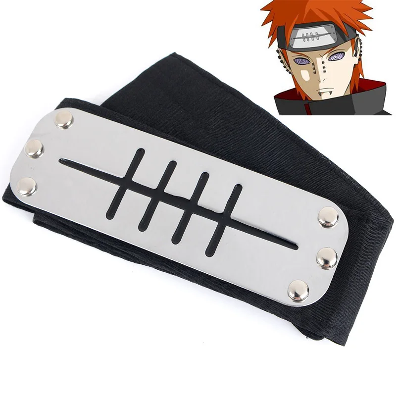 Аниме Naruto повязка на глаза для косплея Prop Sasuke Uchiha Itachi Kakashi Pein черный синий